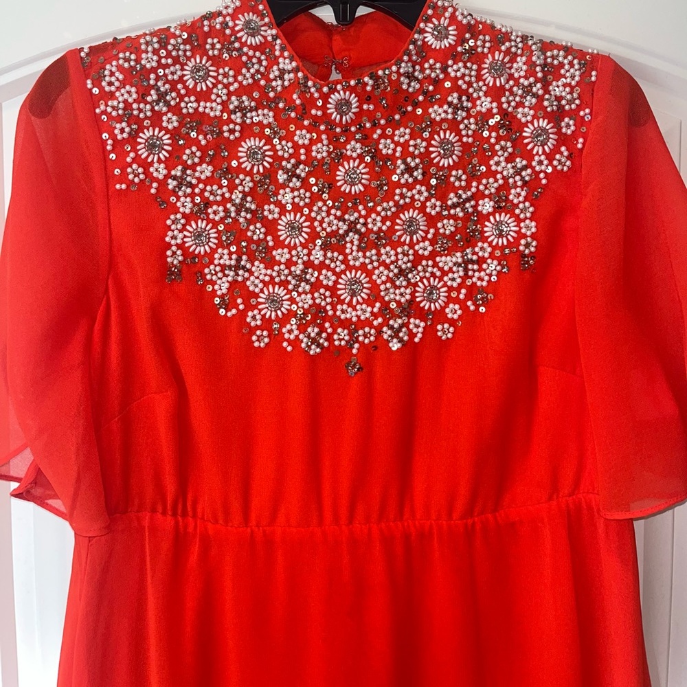 Vintage style ASOS chiffon dress.